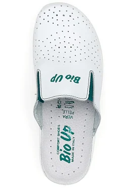 Ciabatte da Lavoro Bianche in Pelle 329-BIO UP Hot
