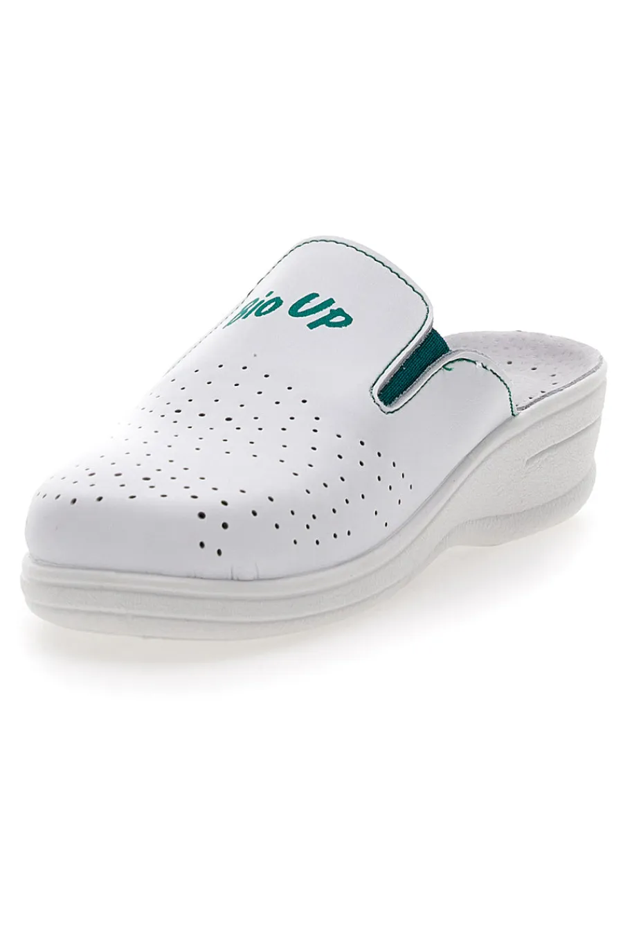 Ciabatte da Lavoro Bianche in Pelle 329-BIO UP Best