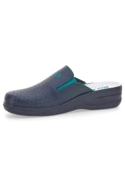 Ciabatte da Lavoro Blu in Pelle 329-BIO UP