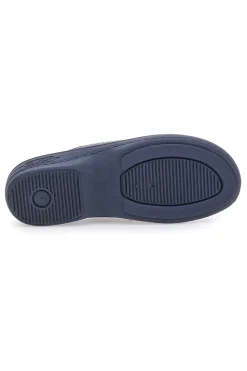 Ciabatte Da Lavoro Blu Vera Pelle Made In Italy 553-MRS CHEF Sale