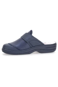 Ciabatte Da Lavoror 1568 Blu Vera Pelle-MRS CHEF Discount