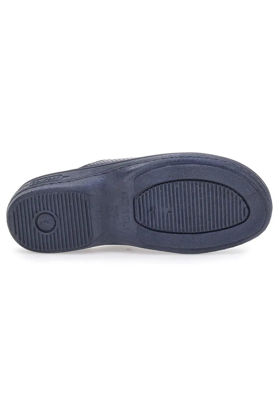 Ciabatte Da Lavoror 553 Blu Vera Pelle-MRS CHEF