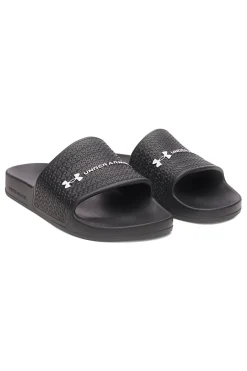 Ciabatte da piscina nere con fascia logata 6007533 001-UNDER ARMOUR Discount