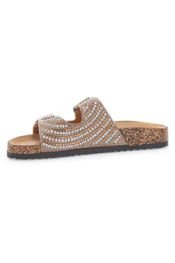 Ciabatte Doppia Fibbia con Strass 14180-PRIMA RIGA Sale