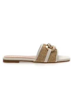Ciabatte Flat Bianche 10181-TALEMI Online