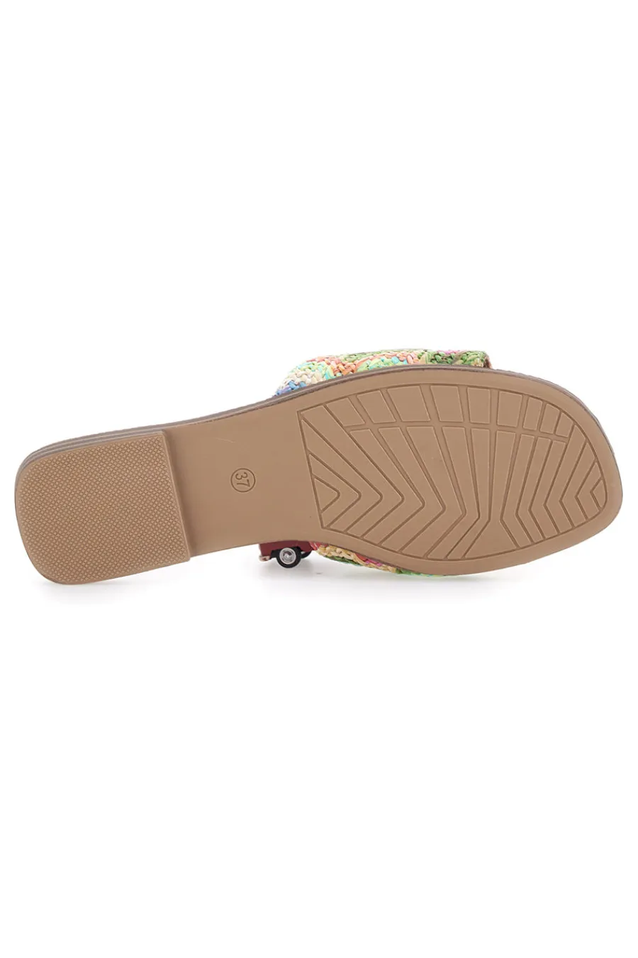Ciabatte Flat Con Morsetto Dorato 467-FIRST LADY New