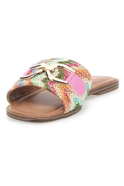Ciabatte Flat Con Morsetto Dorato 467-FIRST LADY New