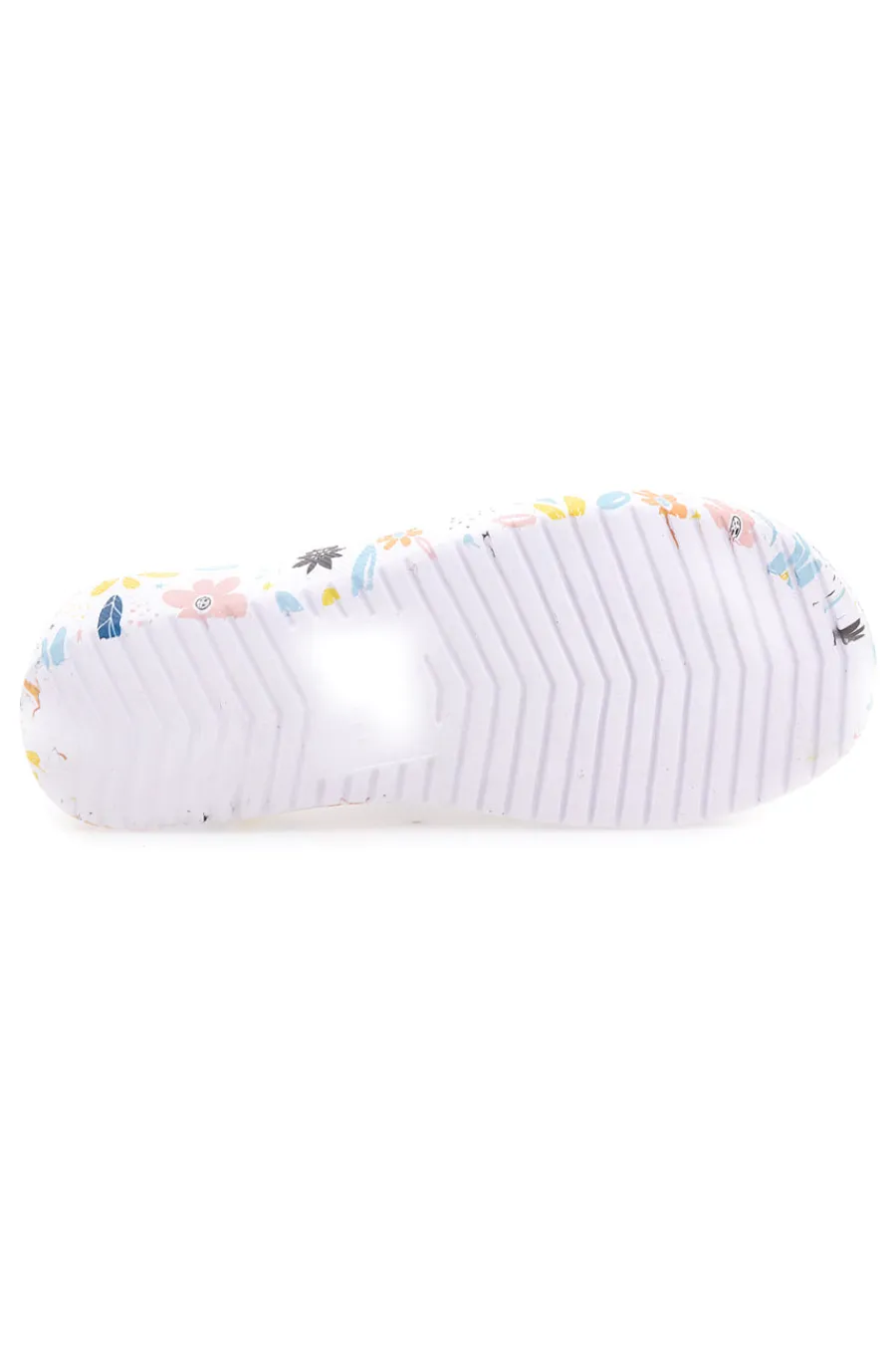 Ciabatte floreali multicolor fascia incrociata 711-2T2L