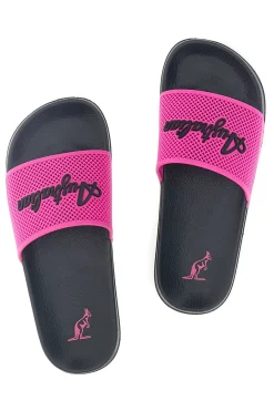 Ciabatte fucsia con logo AU24W400-AUSTRALIAN Hot