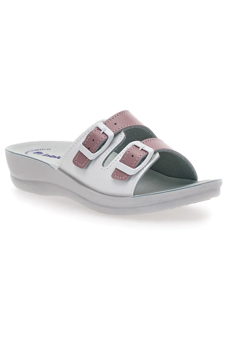 Ciabatte e Bianche con Sottopiede in Pelle ' 62 VR-INBLU Discount