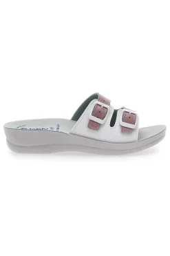 Ciabatte e Bianche con Sottopiede in Pelle ' 62 VR-INBLU Discount
