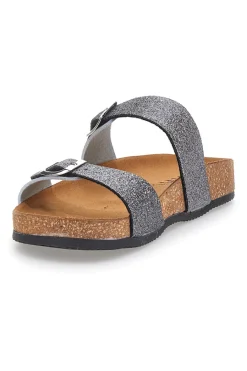 Ciabatte Grigie con Doppia Fibbia 335A006SR-PITTARELLO TIERRA Sale