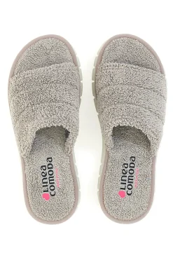 Ciabatte Grigie Made in Italy con Soletta autoadattante anti-shock 7990-LINEA COMODA Clearance