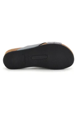 Ciabatte grigio sottopiede in vera pelle 293A520SR-PITTARELLO ECO Best