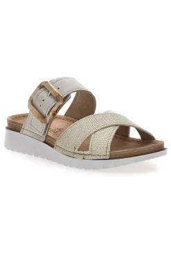 Ciabatte incrociate beige 46CN-INBLU Sale