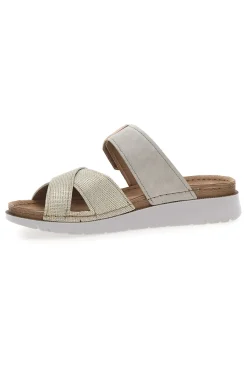 Ciabatte incrociate beige 46CN-INBLU Sale