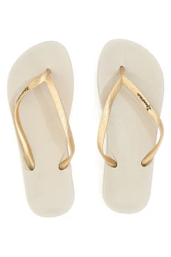 Ciabatte Infradito Beige/Gold Anatomica Tan Fem-IPANEMA Online