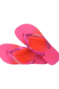 Ciabatte Infradito Fucsia e Arancione con Effetto Sfumato Top Fashion-HAVAIANAS New