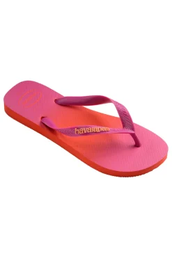Ciabatte Infradito Fucsia e Arancione con Effetto Sfumato Top Fashion-HAVAIANAS New