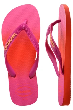 Ciabatte Infradito Fucsia e Arancione con Effetto Sfumato Top Fashion-HAVAIANAS New