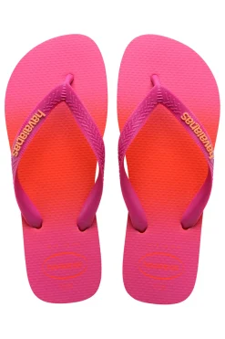 Ciabatte Infradito Fucsia e Arancione con Effetto Sfumato Top Fashion-HAVAIANAS New