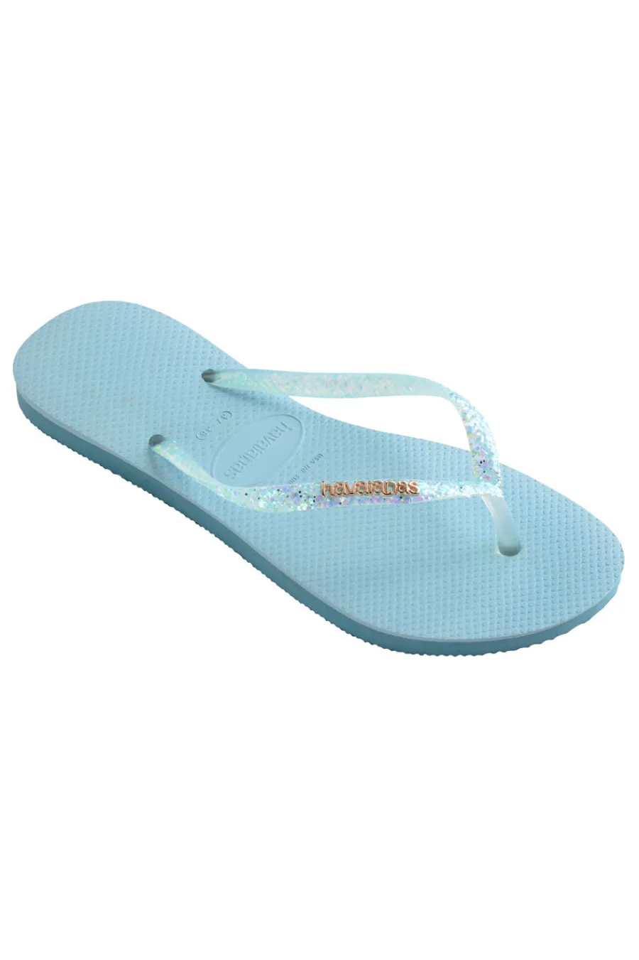 Ciabatte Infradito Slim Flourish Azzurre-HAVAIANAS Best
