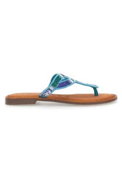 Ciabatte Infradito 9411 Azzurre-MIO TEMPO Sale