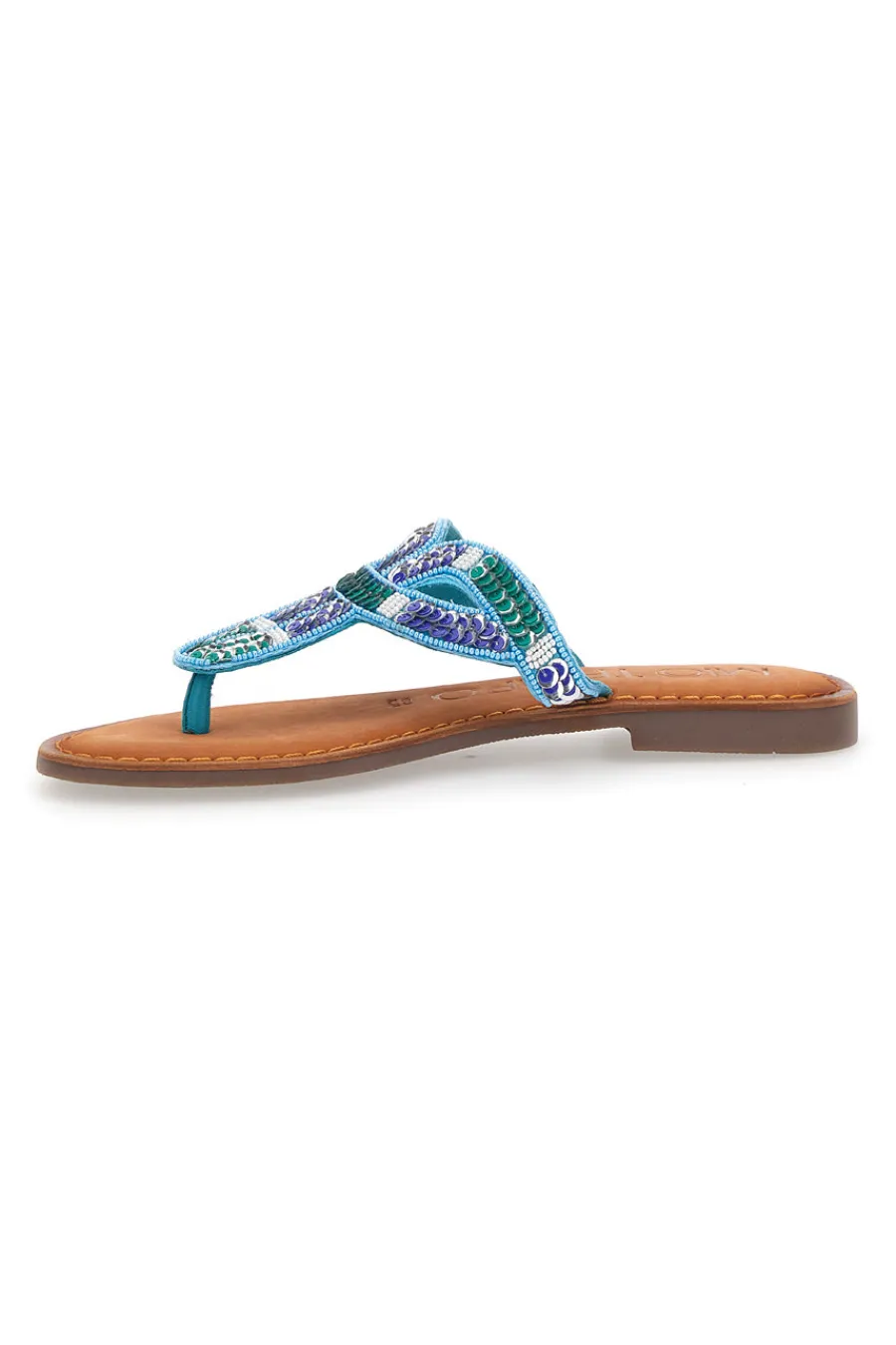 Ciabatte Infradito 9411 Azzurre-MIO TEMPO Sale