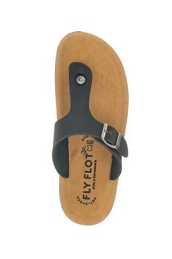 Ciabatte Infradito Nere Comfort Made in Italy 782154-FLY FLOT Sale