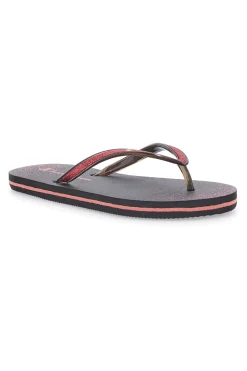Ciabatte Infradito nere con glitter e logo 11825-CHAMPION Outlet