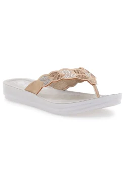 Ciabatte Infradito e Bianche con Strass 68 Bm-INBLU Hot