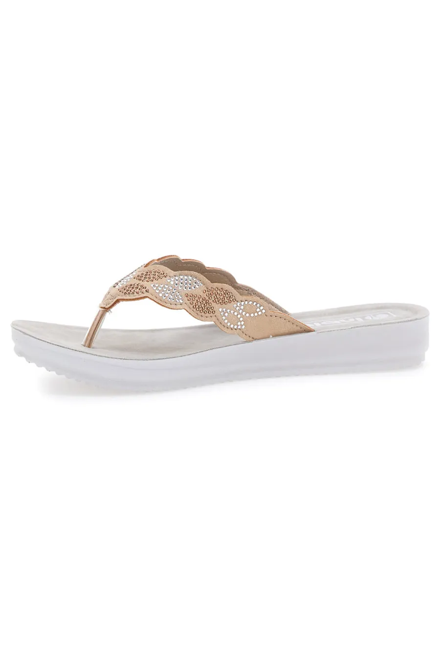 Ciabatte Infradito e Bianche con Strass 68 Bm-INBLU Hot