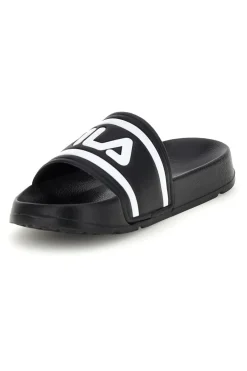 Ciabatte in gomma nere con logo Morro Bay-FILA Outlet