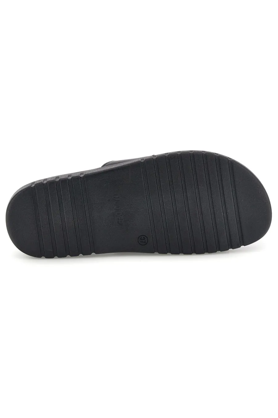 Ciabatte in pelle nero a fasce 32811926-PITTARELLO New