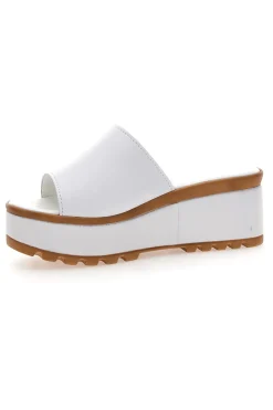 Ciabatte in Vere Pelle Bianche 3000101-PITTARELLO LOVE Outlet