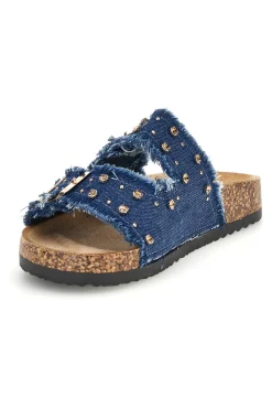 Ciabatte con borchie e brillantini Me & me 12502-ME u0026 ME