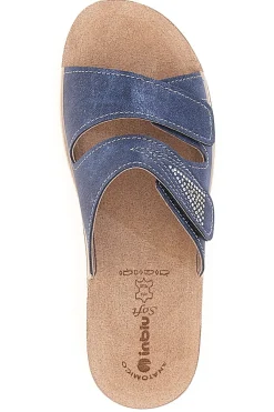 Ciabatte Jeans Con Strappi in Velcro 04 PV-INBLU Outlet