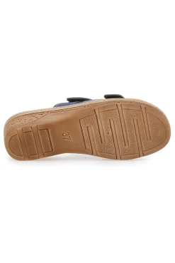 Ciabatte Jeans Con Strappi in Velcro 04 PV-INBLU Outlet