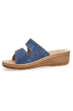 Ciabatte Jeans Con Strappi in Velcro 04 PV-INBLU Outlet