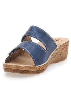 Ciabatte Jeans Con Strappi in Velcro 04 PV-INBLU Outlet