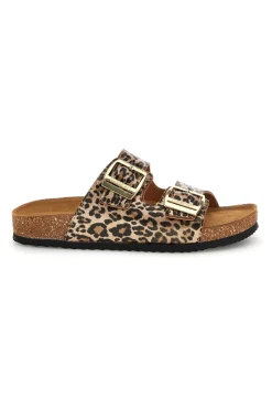 Ciabatte leopardate con doppia fibbia S31Y796-SUPERGA Best