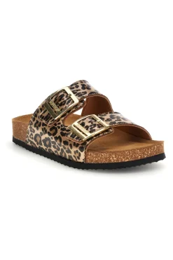 Ciabatte leopardate con doppia fibbia S31Y796-SUPERGA Best