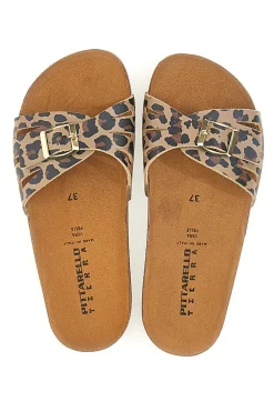 Ciabatte Leopardate Made in Italy 335A021SR-PITTARELLO TIERRA Best