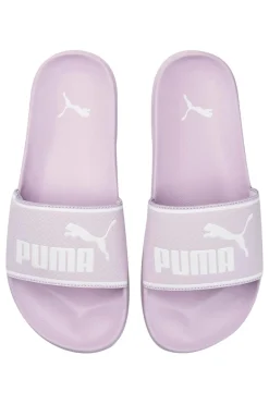 Ciabatte lilla con fascia e logo bianco Leadcat 2-PUMA Online