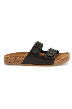 Ciabatte marrone sottopiede in vera pelle 335A206SR-PITTARELLO TIERRA Discount