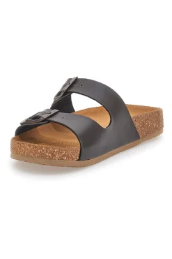 Ciabatte Marroni con Doppia Fibbia Made in Italy 335A206SR-PITTARELLO TIERRA Online