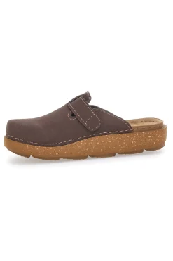 Ciabatte Marroni con Sottosuola in Pelle 24 ED-INBLU Hot