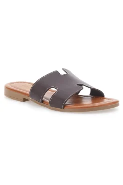 Ciabatte Marroni Con Tomaia in Pelle Made in Italy 02-PRIMA RIGA Outlet