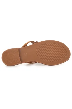 Ciabatte Marroni Infradito con Perline 468-FUN BEACH Clearance