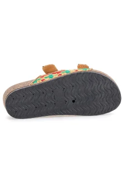 Ciabatte multicolor platform con dettagli etnici APY65-DAME ROSE Discount